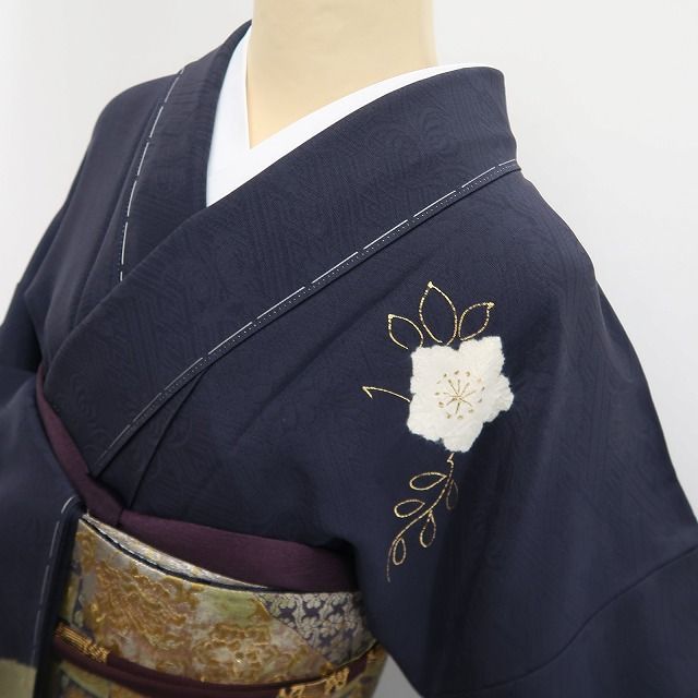 【新古品】新品 絞り 着物 正絹 仕付け糸付 訪問着 7838