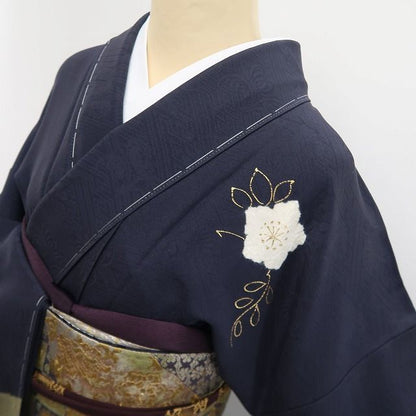 【新古品】新品 絞り 着物 正絹 仕付け糸付 訪問着 7838