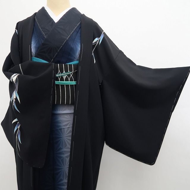 【新品】tomihisa 新品 秀美謹製 お仕立て上がり品 着物 仕付け糸付 ロング丈 長羽織 7846