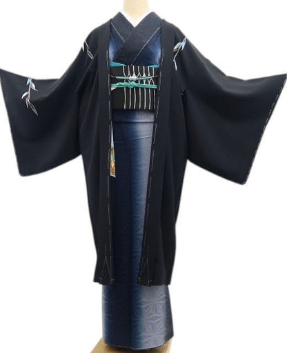 【新品】tomihisa 新品 秀美謹製 お仕立て上がり品 着物 仕付け糸付 ロング丈 長羽織 7846