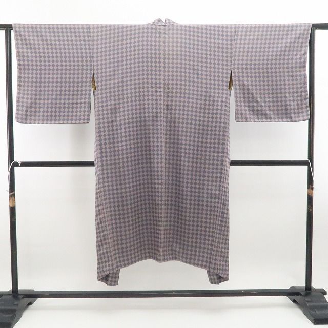【新古品】tomihisa 新品 紐付き 着物 正絹 仕付け糸付 ロング丈 長羽織 7848