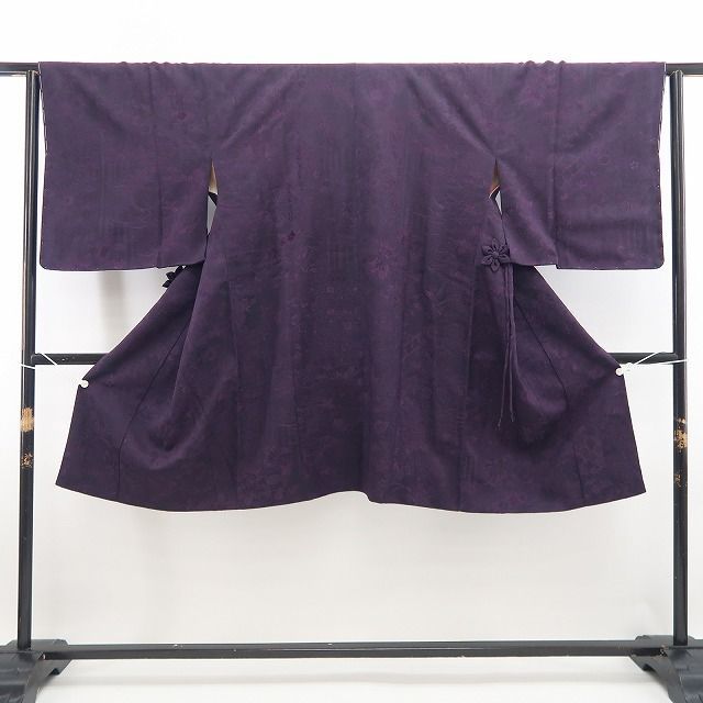 【新古品】tomihisa 新品 着物 正絹 仕付け糸付 ロング丈 道中着 7864