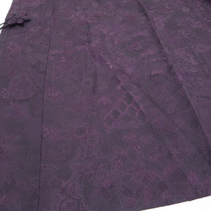【新古品】tomihisa 新品 着物 正絹 仕付け糸付 ロング丈 道中着 7864
