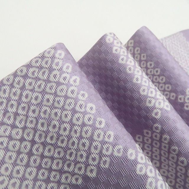 【新古品】tomihisa 新品 刺繍 桜 市松 着物 正絹 仕付け糸付 ロング丈 道中着 7865