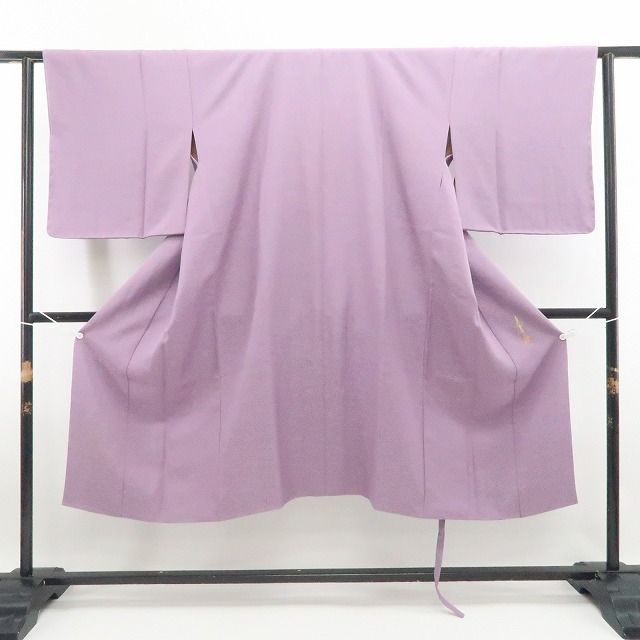【新古品】tomihisa 新品 本草木染 落款 圓啓 着物 正絹 仕付け糸付 ロング丈 道中着 7866