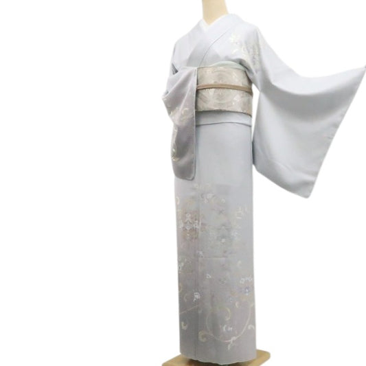 【新古品】tomihisa 新品 金彩友禅 二代目和田光正 落款 着物 正絹 仕付け糸付 トールサイズ 訪問着 7867