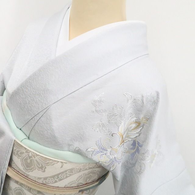 【新古品】tomihisa 新品 金彩友禅 二代目和田光正 落款 着物 正絹 仕付け糸付 トールサイズ 訪問着 7868