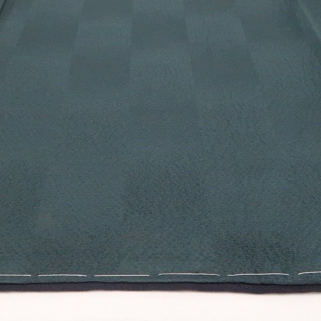 【中古】tomihisa 美品 一乃倉 落款 着物 正絹 仕付け糸付 小紋 色無地 7873