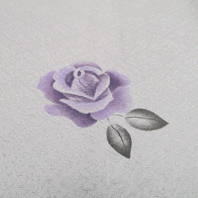 【新古品】tomihisa 新品 薔薇 着物 正絹 仕付け糸付 付下げ 7883