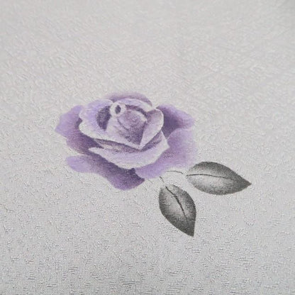 【新古品】tomihisa 新品 薔薇 着物 正絹 仕付け糸付 付下げ 7883