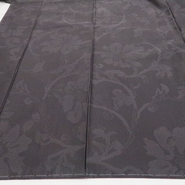 【新古品】tomihisa 新品 BANKAN 唐花 着物 正絹 仕付け糸付 お召 7887