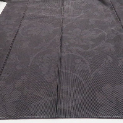 【新古品】tomihisa 新品 BANKAN 唐花 着物 正絹 仕付け糸付 お召 7887