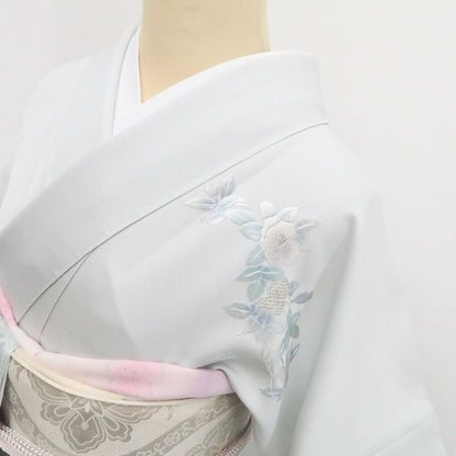 【新古品】tomihisa 新品 総刺繍 着物 正絹 仕付け糸付 訪問着 7922