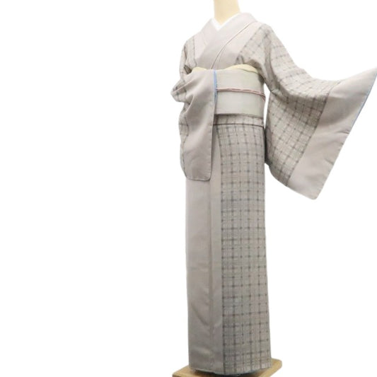 【新古品】tomihisa 新品 池田重子 落款 着物 正絹 仕付け糸付 お召 7929