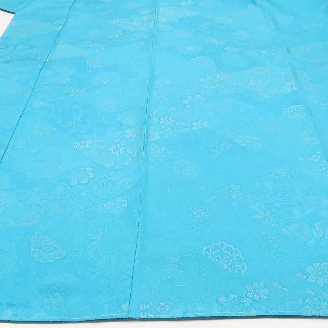 【新品】tomihisa 新品 前田仁仙 落款 更紗 お仕立て上がり品 着物 仕付け糸付 トールサイズ お召 7931