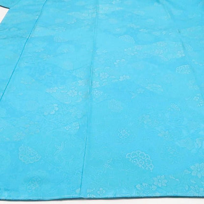 【新品】tomihisa 新品 前田仁仙 落款 更紗 お仕立て上がり品 着物 仕付け糸付 トールサイズ お召 7931