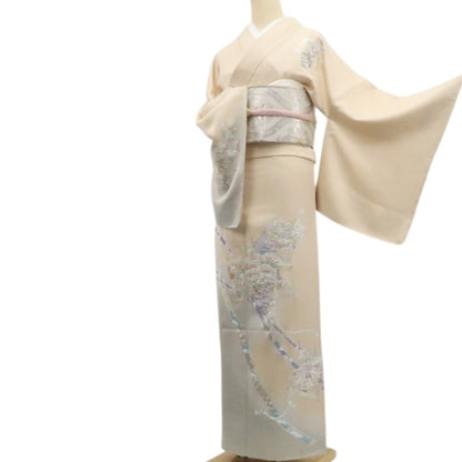 【新古品】tomihisa 新品 金彩友禅 和田光正 落款 着物 正絹 仕付け糸付 訪問着 7954