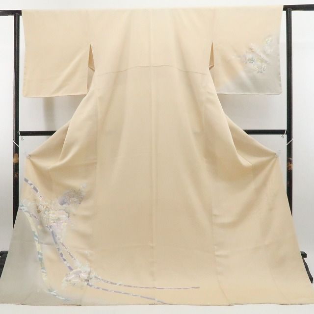 【新古品】tomihisa 新品 金彩友禅 和田光正 落款 着物 正絹 仕付け糸付 訪問着 7954