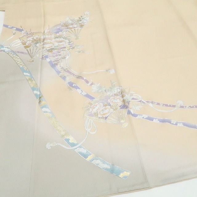 【新古品】tomihisa 新品 金彩友禅 和田光正 落款 着物 正絹 仕付け糸付 訪問着 7954