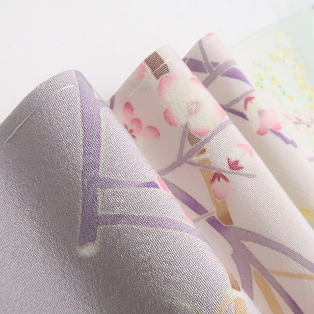 【新古品】tomihisa 新品 本加賀友禅 小田美知代 落款 着物 正絹 仕付け糸付 訪問着7956
