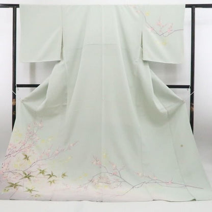 【新古品】tomihisa 新品 本加賀友禅 小田美知代 落款 着物 正絹 仕付け糸付 訪問着7956