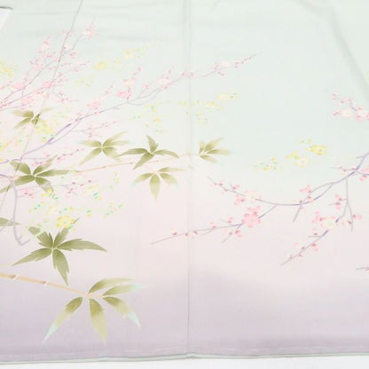 【新古品】tomihisa 新品 本加賀友禅 小田美知代 落款 着物 正絹 仕付け糸付 訪問着7956