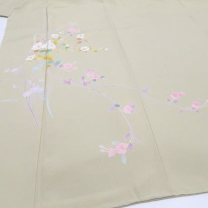 【新古品】tomihisa 新品 手描き友禅 着物 正絹 仕付け糸付 トールサイズ 訪問着 7958