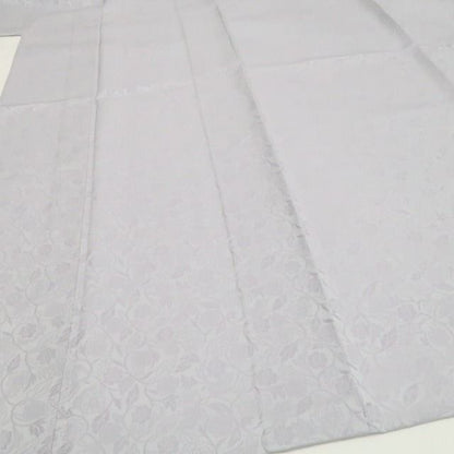 tomihisa 新品 単衣 着物 正絹 仕付け糸付 トールサイズ“藤色に宿る、やわらかな気品”お召 8069