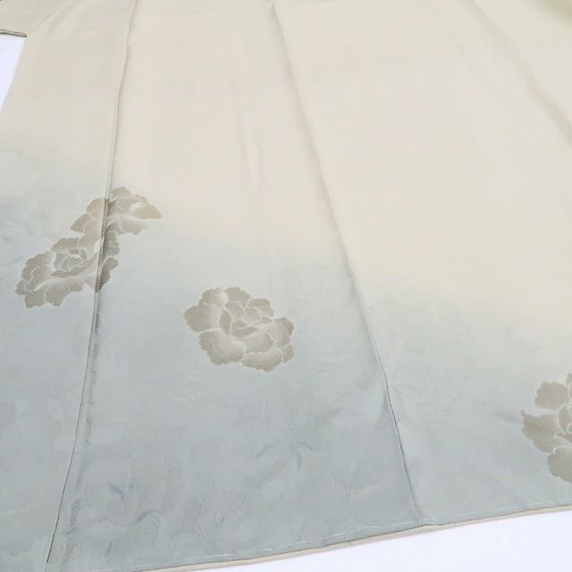 【新品・付下げ】斉藤上太郎 落款 薔薇 着物 正絹 仕付け糸付 トールサイズ tomihisa“視線を射止めてほくそ笑む華”9549