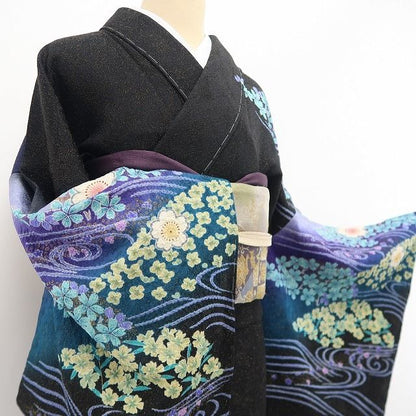 【新品・訪問着】桜 金通し 着物 正絹 仕付け糸付 tomihisa“桜を湛えて我が身を癒し四季折々に夢を見る”9599