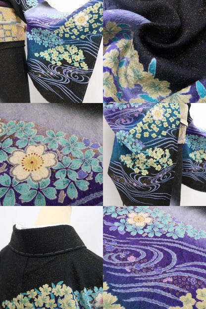 【新品・訪問着】桜 金通し 着物 正絹 仕付け糸付 tomihisa“桜を湛えて我が身を癒し四季折々に夢を見る”9599