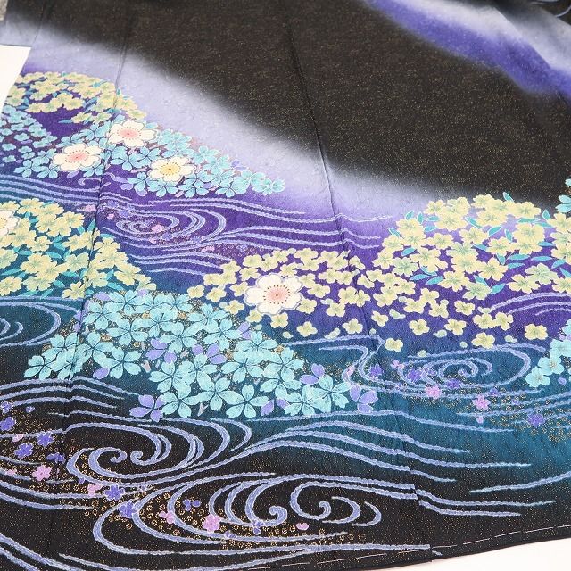 【新品・訪問着】桜 金通し 着物 正絹 仕付け糸付 tomihisa“桜を湛えて我が身を癒し四季折々に夢を見る”9599