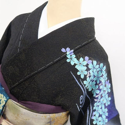 【新品・訪問着】桜 金通し 着物 正絹 仕付け糸付 tomihisa“桜を湛えて我が身を癒し四季折々に夢を見る”9599