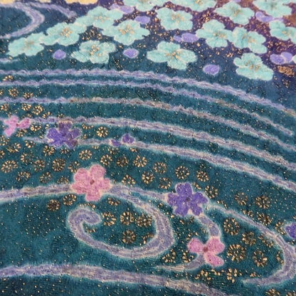 【新品・訪問着】桜 金通し 着物 正絹 仕付け糸付 tomihisa“桜を湛えて我が身を癒し四季折々に夢を見る”9599