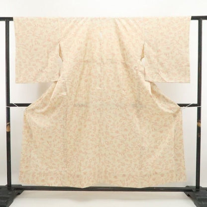 【美品・長襦袢】鳥獣戯画 洗える着物 tomihisa”やさしい彩りに宿る鳥獣戯画の遊び心”9612