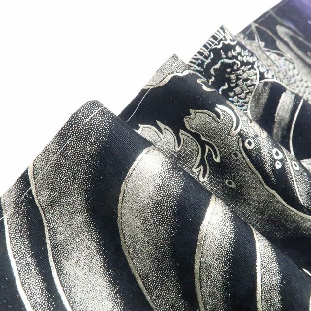 【新品・振袖】お仕立て上がり品 龍 ドラゴン 銀通し 着物 成人式 正絹 トールサイズ 仕付け糸付 tomihisa”星雲を背に現れる神秘”9626
