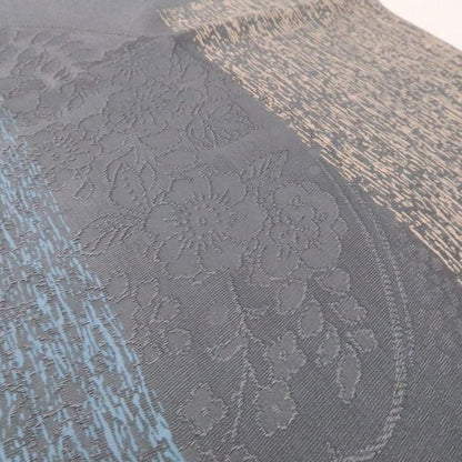 【美品・帯揚げ】着物 正絹 和装小物 tomihisa”織と柄で魅せる静かな洒落感”9629