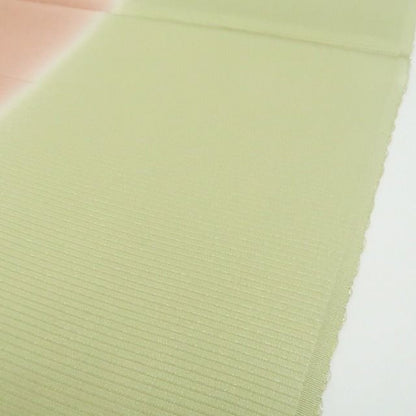 【美品・帯揚げ】 SALAMU 暈し バイカラー 着物 正絹 和装小物 tomihisa”自然の美しさを纏う気品のバイカラー”9632