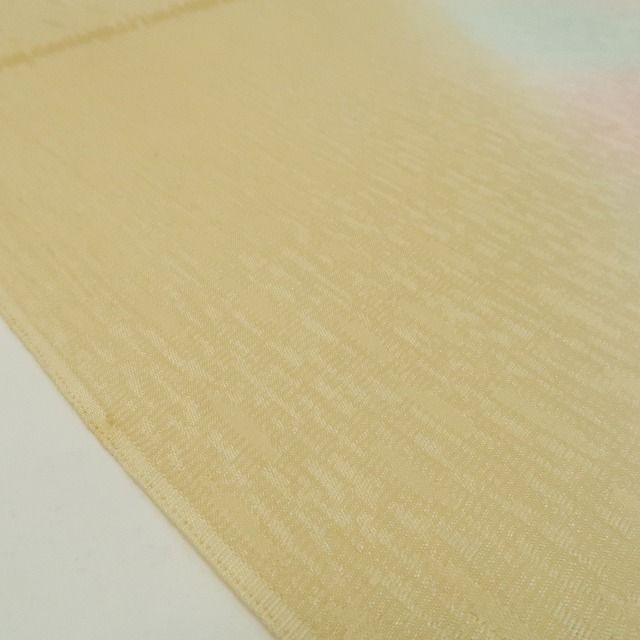 【美品・帯揚げ】暈し 着物 正絹 和装小物 tomihisa”装いを照らすやわらかな光”9633
