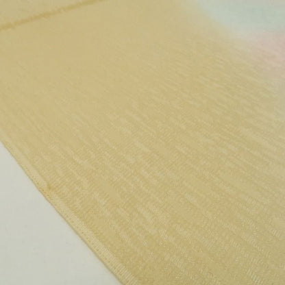 【美品・帯揚げ】暈し 着物 正絹 和装小物 tomihisa”装いを照らすやわらかな光”9633