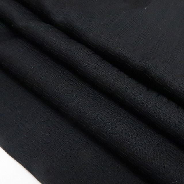 【新品・道中着】本加賀友禅 魚津誠 落款 着物 正絹 仕付け糸付 ロング丈 tomihisa”凛とした黒に息づく本加賀友禅の美”9634