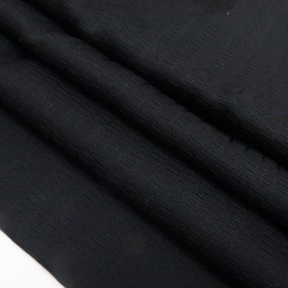 【新品・道中着】本加賀友禅 魚津誠 落款 着物 正絹 仕付け糸付 ロング丈 tomihisa”凛とした黒に息づく本加賀友禅の美”9634