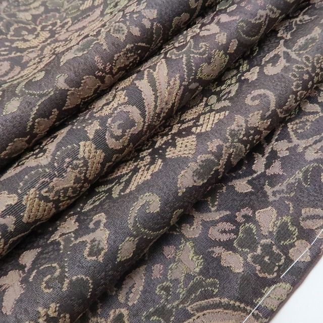 【新品・お召】さが美謹製 前田仁仙 落款 草木染 更紗 着物 正絹 トールサイズ tomihisa“人それぞれに栄華は巡る”9645
