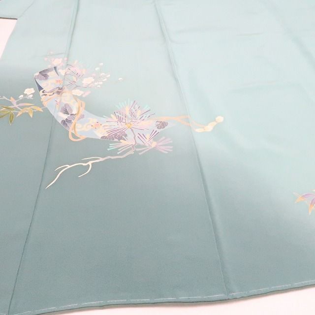 【新品・訪問着】本加賀友禅 稲手明仁 落款 着物 正絹 仕付け糸付 トールサイズ tomihisa“香りほのかに色を挿し人の心に染め出づる”9646