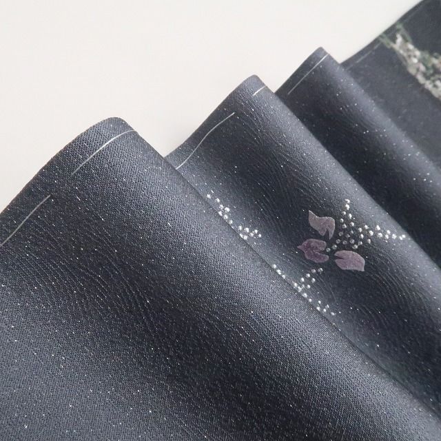 【新品・訪問着】金彩友禅 和田光正 落款 銀通し 着物 正絹 仕付け糸付 トールサイズ tomihisa”時を紡ぎ未来を照らす光彩の軌跡”9648