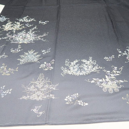 【新品・訪問着】金彩友禅 和田光正 落款 銀通し 着物 正絹 仕付け糸付 トールサイズ tomihisa”時を紡ぎ未来を照らす光彩の軌跡”9648