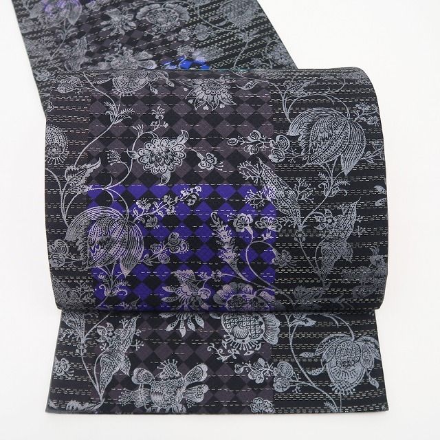 【美品・袋帯】前田仁仙 落款 更紗 着物 正絹 全通 tomihisa“時代を超えて風情を奏で更紗の世界で夢を見る”9651