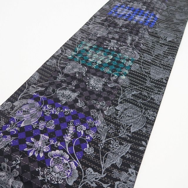【美品・袋帯】前田仁仙 落款 更紗 着物 正絹 全通 tomihisa“時代を超えて風情を奏で更紗の世界で夢を見る”9651