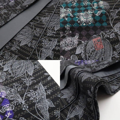 【美品・袋帯】前田仁仙 落款 更紗 着物 正絹 全通 tomihisa“時代を超えて風情を奏で更紗の世界で夢を見る”9651