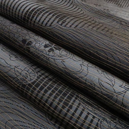 【美品・袋帯】斉藤三才 モノトーン 着物 正絹 全通 tomihisa“いま証される異才の真実”9652